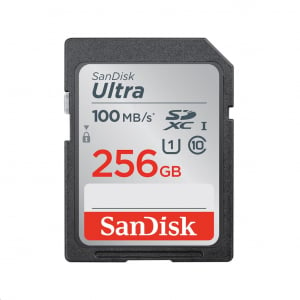 256GB SDXC Sandisk Ultra CL10 U1 (186471 / SDSDUNR-256G)